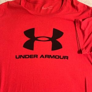 Under Armour Mens XXL t-shirt red